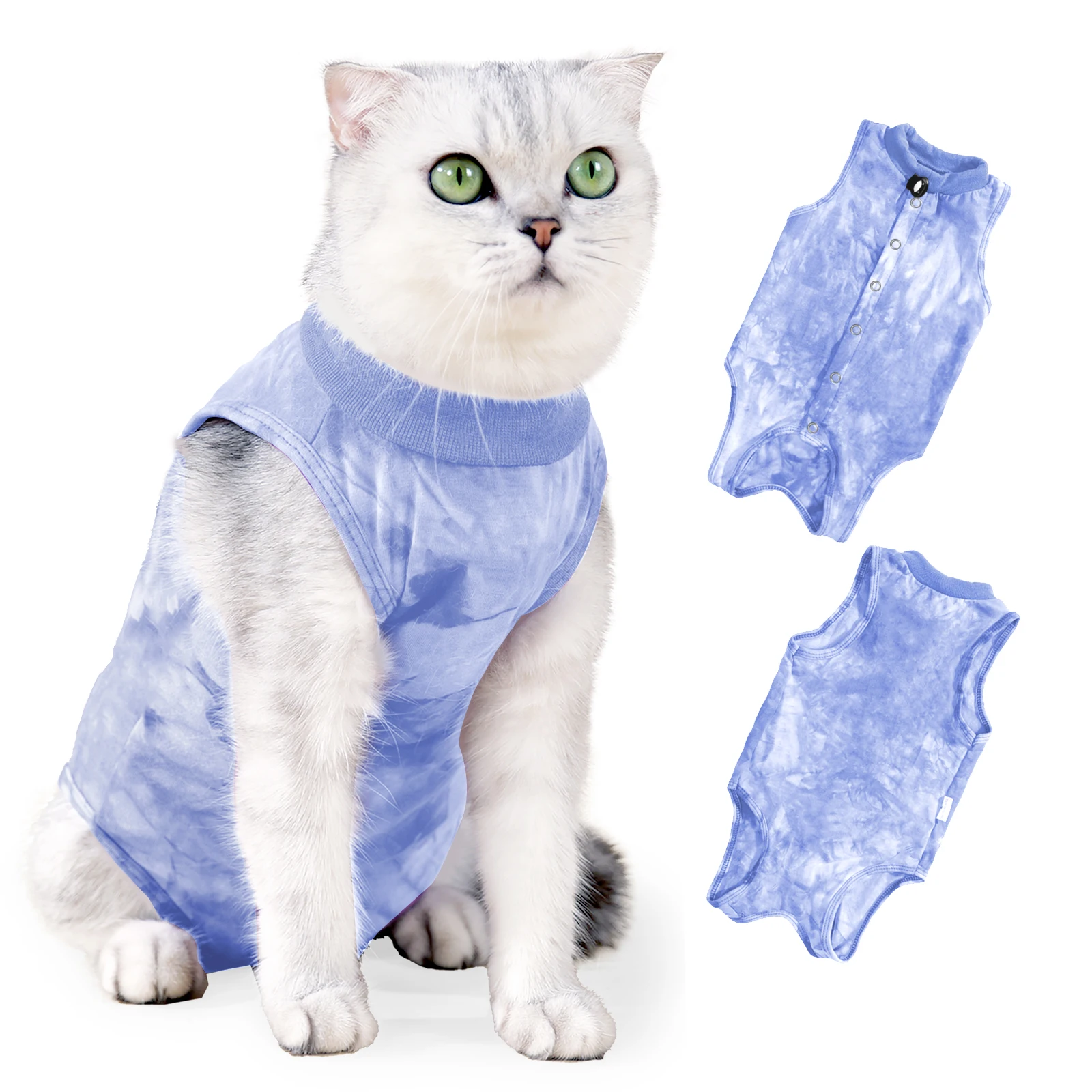 Katzen Sterilisation Weste Für Kleine Mittelgroße Katzen Anti-Leck-Chirurgie Erholungs Anzug Welpen Kätzchen Outfits Katzen Bedarf Katzen Sterilisation Weste Für Kleine Mittelgroße Katzen Anti-Leck-Chirurgie Erholungs Anzug Welpen Kätzchen Outfits Katzen Bedarf - Image 7