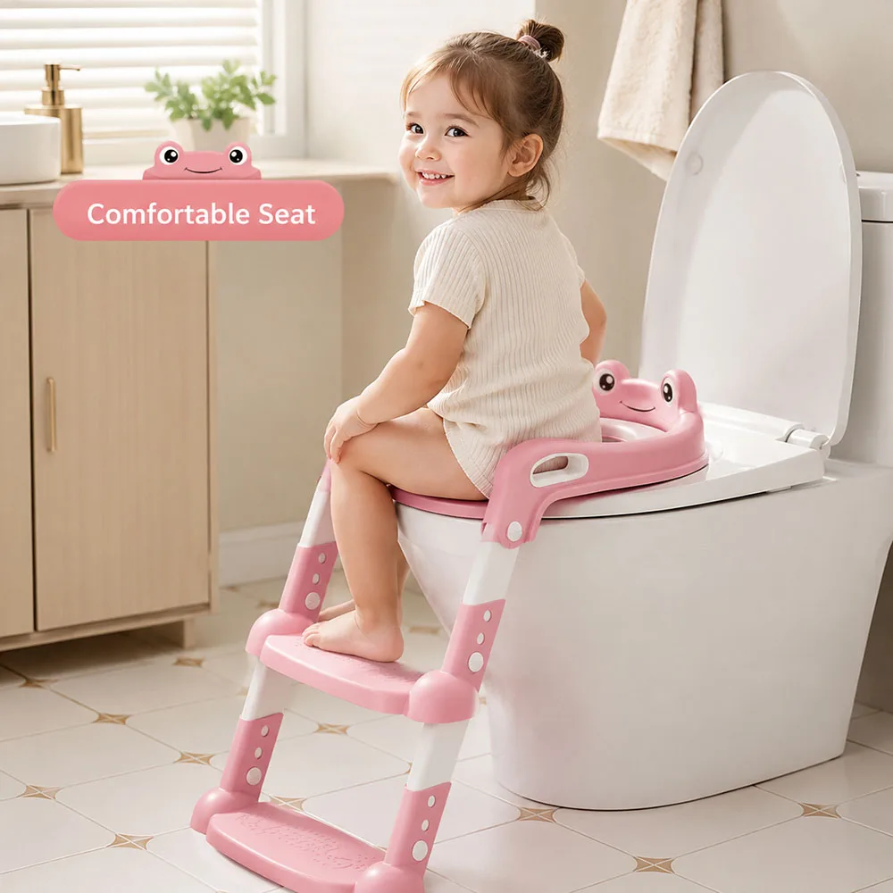 New Children'S Toilet Stepped Baby Boys And Girls Toilet Training Foldable Foot Stool Toilet Seat Ring Stepped Assisted Tool New Children'S Toilet Stepped Baby Boys And Girls Toilet Training Foldable Foot Stool Toilet Seat Ring Stepped Assisted Tool - Image 19