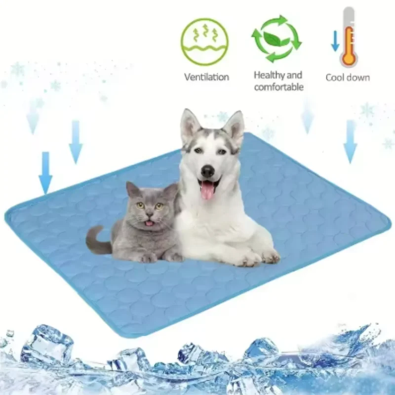 Hundekühlmatte Sommer Haustier-Kühlbett Extra Groß Für Kleine Und Große Hunde Haustierzubehör Katze Langlebige Decke Sofa Katzen-Eisdecke Hundekühlmatte Sommer Haustier-Kühlbett Extra Groß Für Kleine Und Große Hunde Haustierzubehör Katze Langlebige Decke Sofa Katzen-Eisdecke