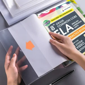 10PCS A4/16K/A5 Transparente Kunststoff Buch Abdeckung Selbst-Klebe Verschluss Wasserdichte und Verschleiß-beständig Bücher PVC Schutzhülle