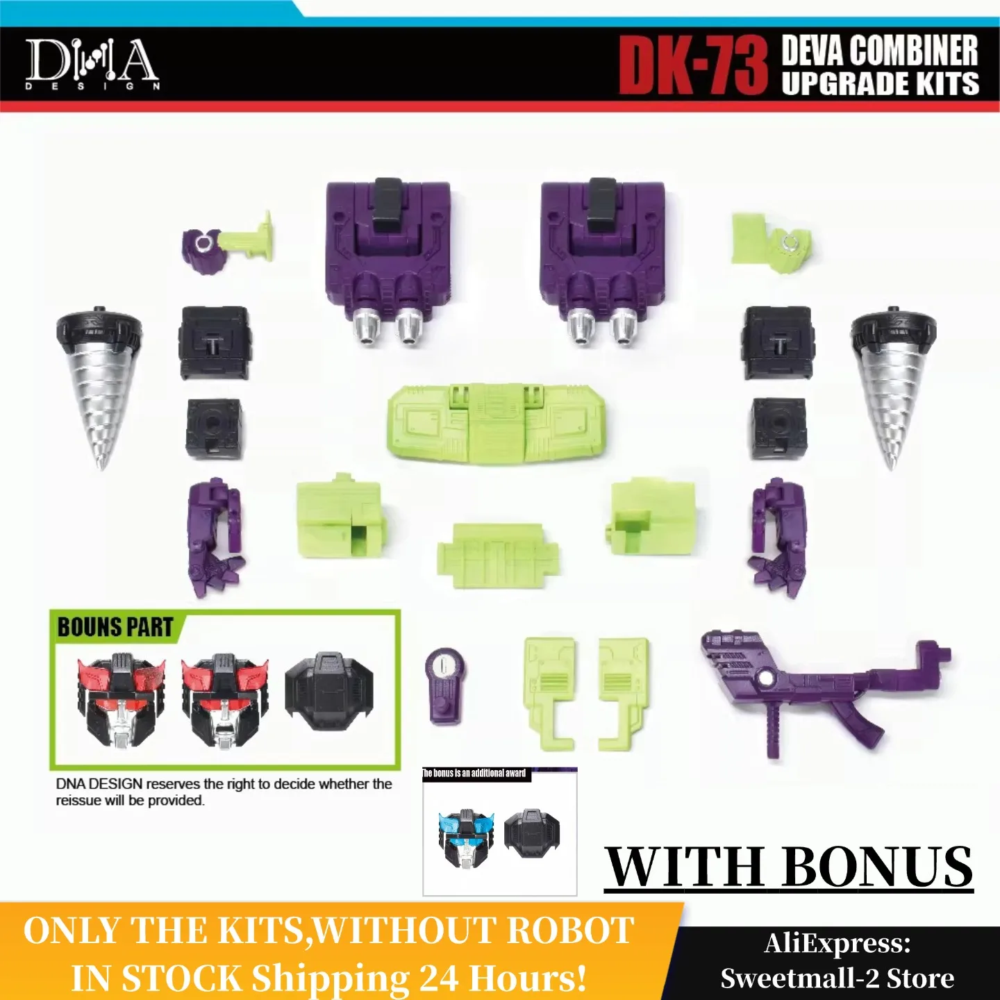 With Bonus! Dna Dk-73 Deva Combiner Upgrade Kits For Studio Series Ss86 Devastator Abs Model Injection Molded Accessories With Bonus! Dna Dk-73 Deva Combiner Upgrade Kits For Studio Series Ss86 Devastator Abs Model Injection Molded Accessories