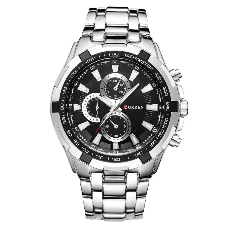 Curren 8023 Quarzuhr Männer Wasserdichte Sport Militär Uhren Herren Business Edelstahl Armbanduhr Männliche Uhr Reloj Hombre Curren 8023 Quarzuhr Männer Wasserdichte Sport Militär Uhren Herren Business Edelstahl Armbanduhr Männliche Uhr Reloj Hombre - Image 7