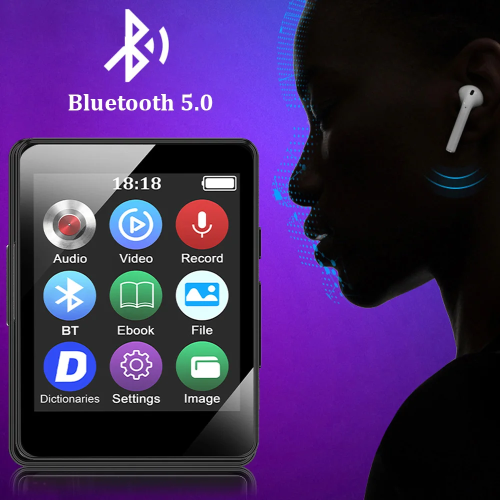 Mp3 Player Mit Hifi-Sound, 8–64 Gb, Lautsprecher, Mp4-Video, Fm-Radio &Amp; E-Book Mp3 Player Mit Hifi-Sound, 8–64 Gb, Lautsprecher, Mp4-Video, Fm-Radio &Amp; E-Book - Image 6