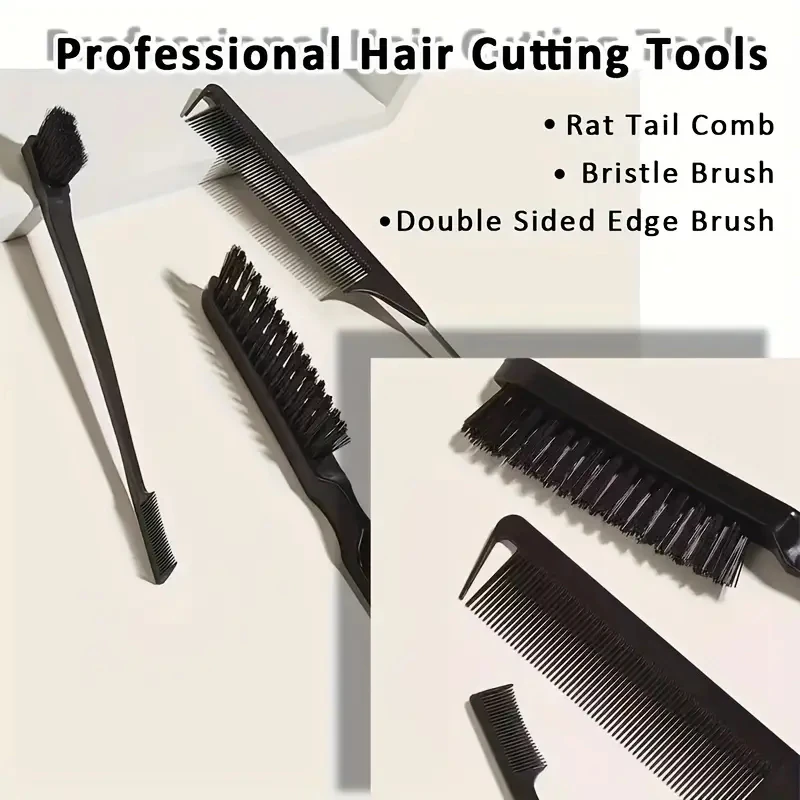Bristle Slick Back Hair Brush For Sleek Ponytail Bun &Amp; Smoothing Baby Hairs, Flyaways, Edge Control - Backcombing &Amp; Teasing Bristle Slick Back Hair Brush For Sleek Ponytail Bun &Amp; Smoothing Baby Hairs, Flyaways, Edge Control - Backcombing &Amp; Teasing - Image 5