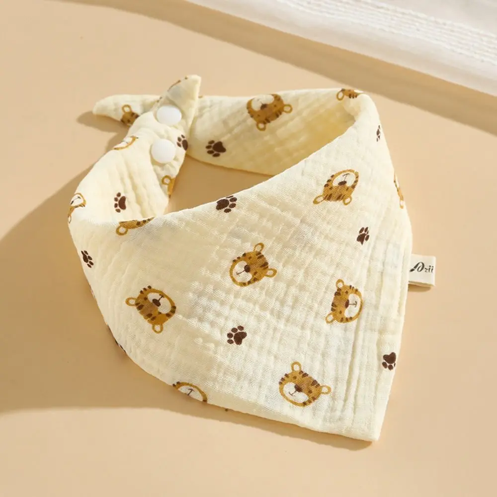 Baby Drool Bibs Printing Baby Muslin Bibs Cotton Solid Color Saliva Towel Ruffle Snap Button Burp Cloths Newbron Baby Drool Bibs Printing Baby Muslin Bibs Cotton Solid Color Saliva Towel Ruffle Snap Button Burp Cloths Newbron - Image 2
