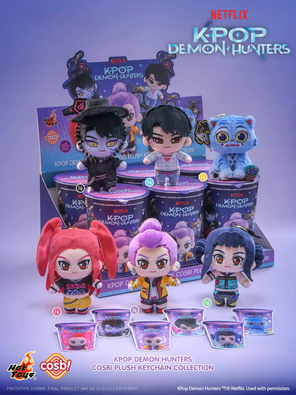 Hot Toys K-Pop Demon Hunters Cosbi Plüsch-Anhänger Blindbox Stofftierfigur Lumi Zoe Mila Qinyu Tiger Für Sammler-Fans Hot Toys K-Pop Demon Hunters Cosbi Plüsch-Anhänger Blindbox Stofftierfigur Lumi Zoe Mila Qinyu Tiger Für Sammler-Fans - Image 8