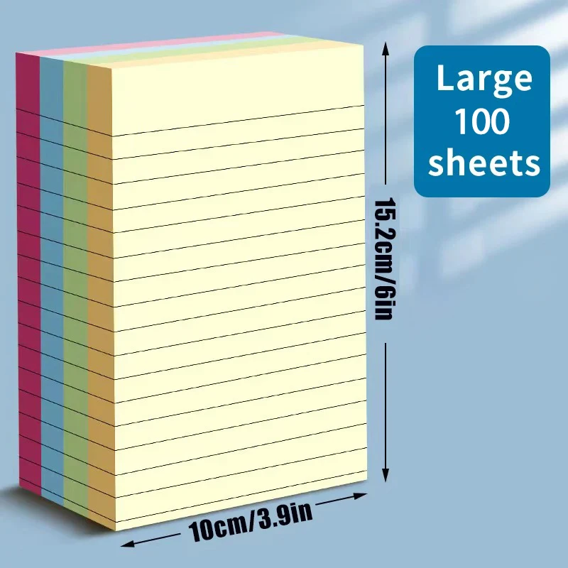 200 Blatt Line Haftnotizen, 4 Farben, Tragbarer Notizmarker Für Studenten, Zum Schreiben Von Haftnotizen, Selbstklebend, Einfach Anzuwenden 200 Blatt Line Haftnotizen, 4 Farben, Tragbarer Notizmarker Für Studenten, Zum Schreiben Von Haftnotizen, Selbstklebend, Einfach Anzuwenden - Image 10