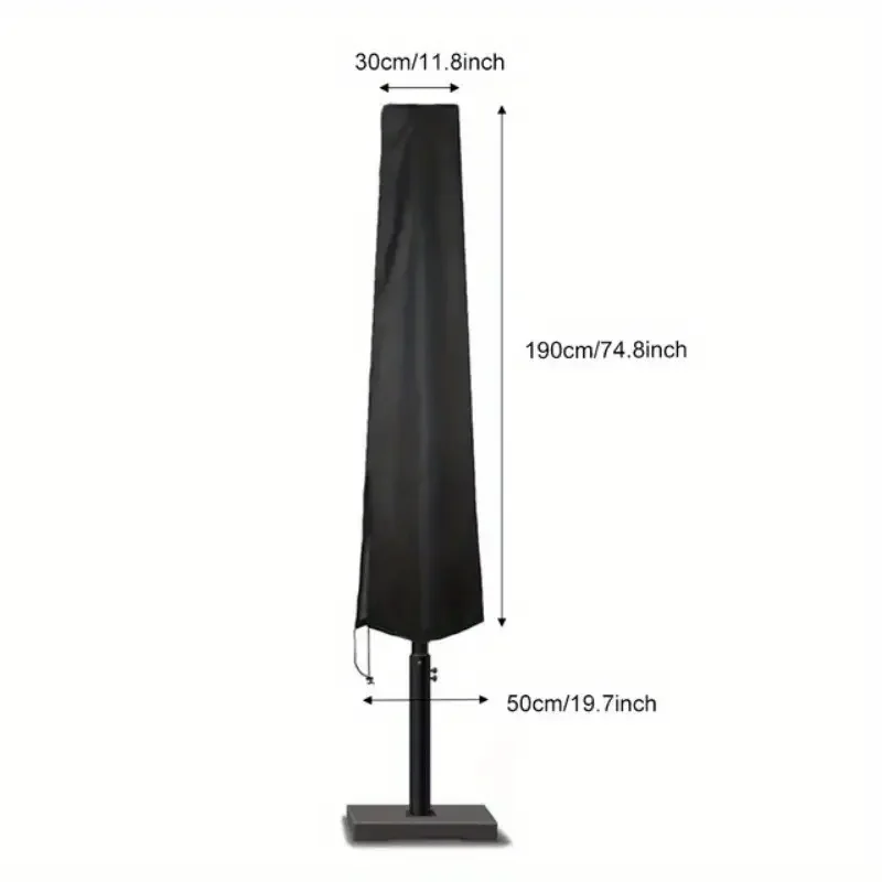 Universal Waterproof Umbrella Cover Cantilever Parasol Cover Outdoor Patio Garden Furniture Protection Universal Waterproof Umbrella Cover Cantilever Parasol Cover Outdoor Patio Garden Furniture Protection - Image 8