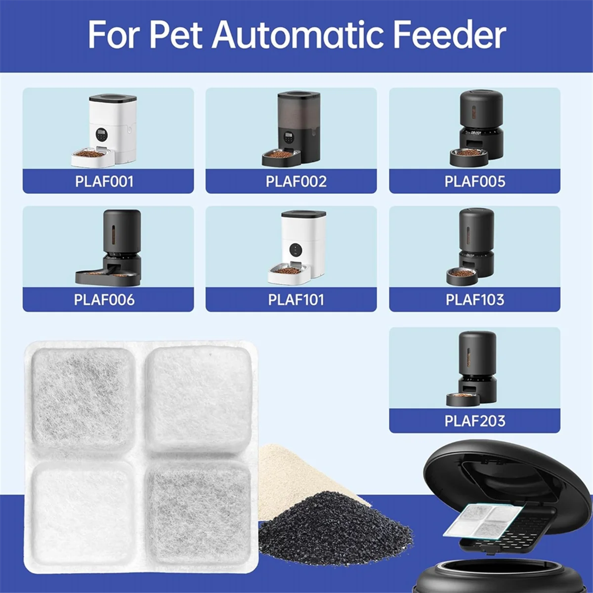 Ab52 24-Pack Pet Food Desiccant Bags,For Automatic Cat Dog Feeders,Keep Pet Food Dry And Fresh Ab52 24-Pack Pet Food Desiccant Bags,For Automatic Cat Dog Feeders,Keep Pet Food Dry And Fresh - Image 3