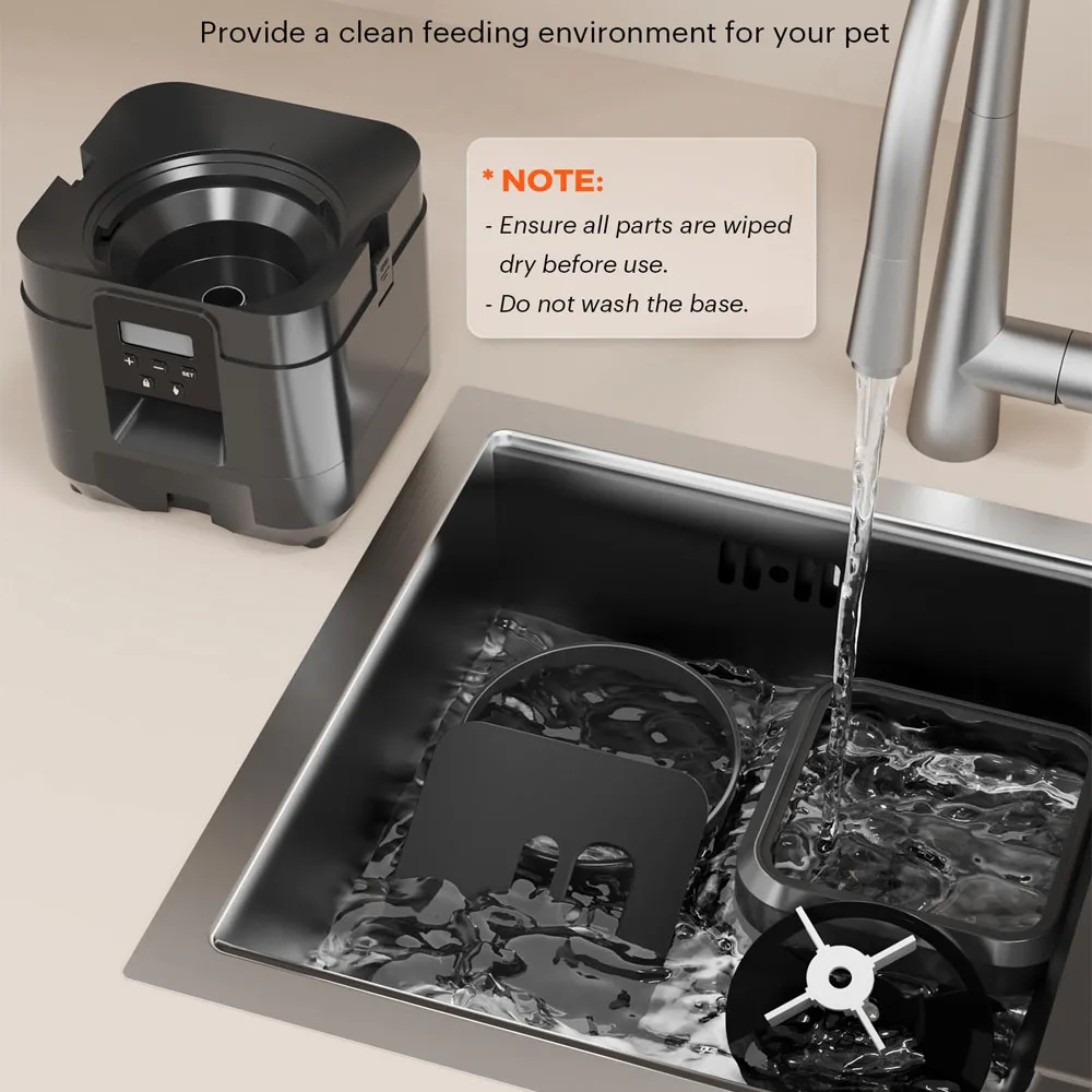 Smart Pet Feeder Automatic Cat Feeder Dog Slow Food Machine With Timed Quantitative Automatic Cat Food Dispenser Cat Dog Bowl Smart Pet Feeder Automatic Cat Feeder Dog Slow Food Machine With Timed Quantitative Automatic Cat Food Dispenser Cat Dog Bowl - Image 5