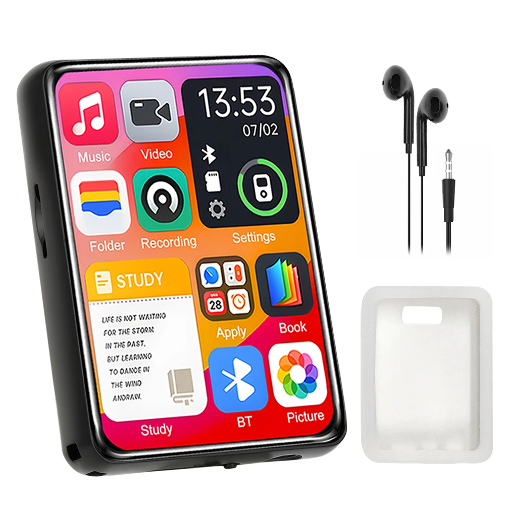8-128G 2,4 Zoll Touchscreen Mp3 Player Bluetooth5.4 Tragbare Hifi Musik Player Mp3 Video Wiedergabe Voice Recorder Eingebaute Sprechen 8-128G 2,4 Zoll Touchscreen Mp3 Player Bluetooth5.4 Tragbare Hifi Musik Player Mp3 Video Wiedergabe Voice Recorder Eingebaute Sprechen - Image 7