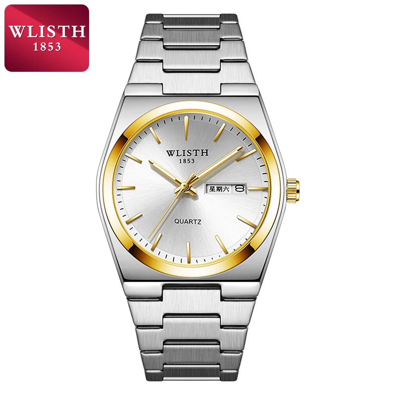Mann Uhr Quarzuhr Luxus Wasserdicht Leucht Datum Woche Edelstahl Herren Uhr Männlich Relógios Masculino Reloj Hombre Mann Uhr Quarzuhr Luxus Wasserdicht Leucht Datum Woche Edelstahl Herren Uhr Männlich Relógios Masculino Reloj Hombre - Image 8