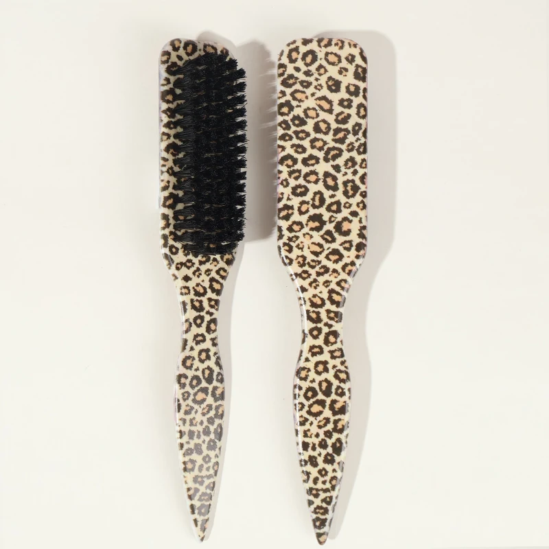 Bristle Slick Back Hair Brush For Sleek Ponytail Bun &Amp; Smoothing Baby Hairs, Flyaways, Edge Control - Backcombing &Amp; Teasing Bristle Slick Back Hair Brush For Sleek Ponytail Bun &Amp; Smoothing Baby Hairs, Flyaways, Edge Control - Backcombing &Amp; Teasing - Image 3