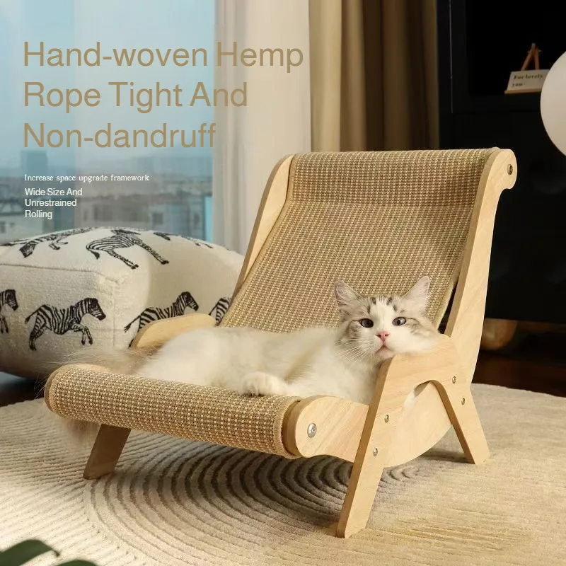 Sisal Cat Scratcher, Durable, One-Piece Sofa Style, Claw Grinding Tool, Extra Large Scratcher, Cat Bed, Pet Supplies Sisal Cat Scratcher, Durable, One-Piece Sofa Style, Claw Grinding Tool, Extra Large Scratcher, Cat Bed, Pet Supplies - Image 3