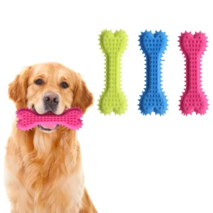 Hundespielzeug für kleine Hunde, unzerstörbares Hundespielzeug, Zahnreinigung, Kautraining, Spielzeug, Heimtierbedarf
