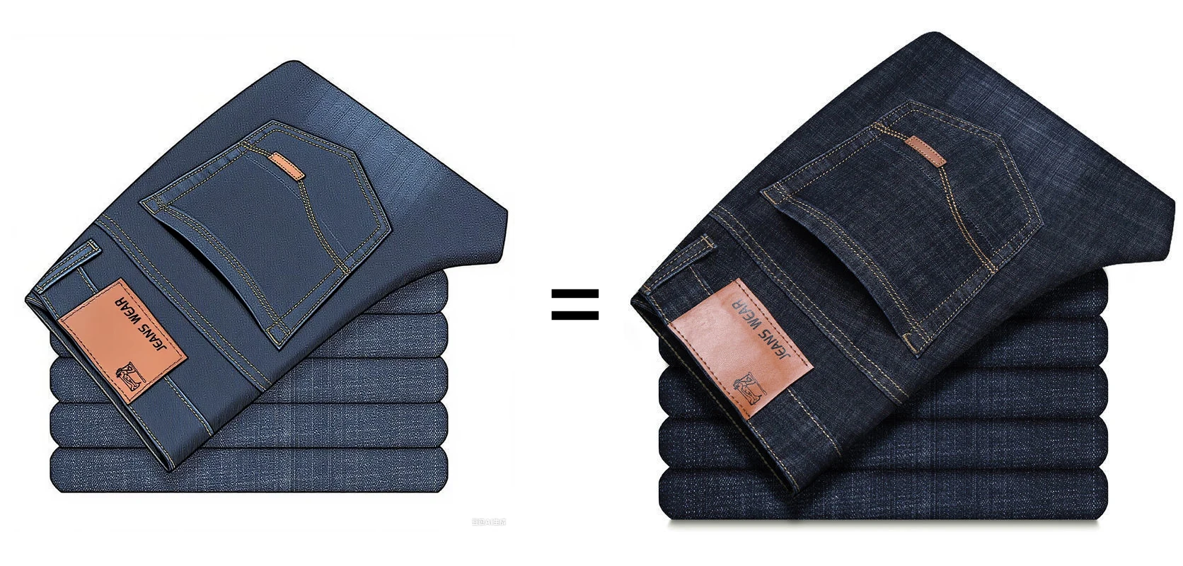 2025, Herrenmode, Business-Jeans, Klassischer Stil, Lässig, Elastisch, Slim-Fit-Jeans, Herren-Jeanshose, Schwarz, Blau 2025, Herrenmode, Business-Jeans, Klassischer Stil, Lässig, Elastisch, Slim-Fit-Jeans, Herren-Jeanshose, Schwarz, Blau - Image 6