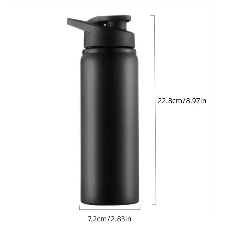Outdoor-Wasserflasche Aus Edelstahl, 600 Ml, Auslaufsicher, Großes Fassungsvermögen, Sportfahrrad-Reiseflasche Für Camping, Radfahren Outdoor-Wasserflasche Aus Edelstahl, 600 Ml, Auslaufsicher, Großes Fassungsvermögen, Sportfahrrad-Reiseflasche Für Camping, Radfahren - Image 4