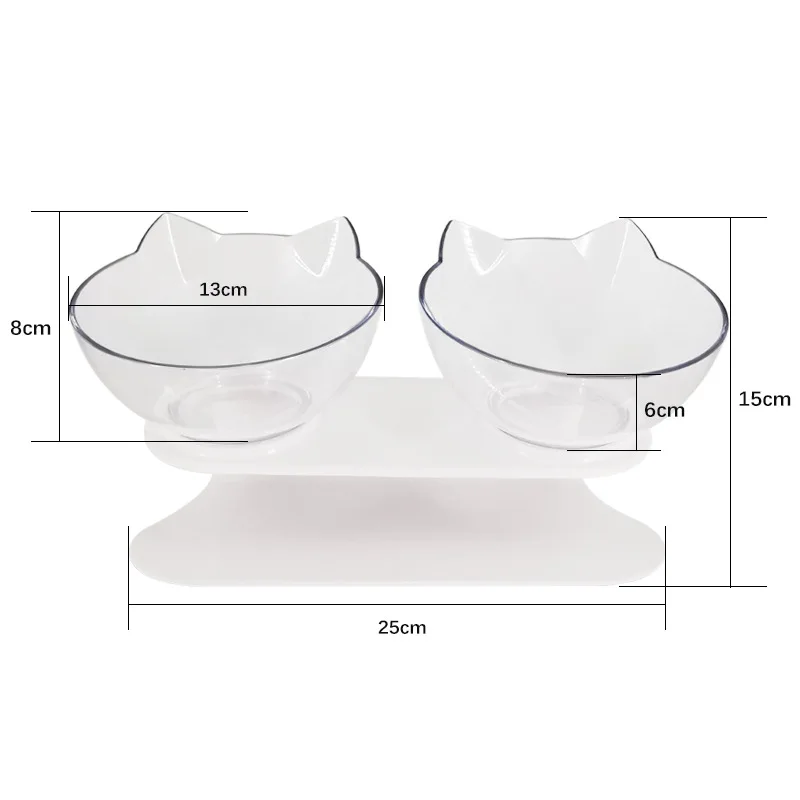 Cat Bowls, Cat Food Bowls Elevated Tilted, Anti Vomiting Kitty Bowl For Puppy And Bunny, Orthopedic For Indoor Cats Cat Bowls, Cat Food Bowls Elevated Tilted, Anti Vomiting Kitty Bowl For Puppy And Bunny, Orthopedic For Indoor Cats - Image 4