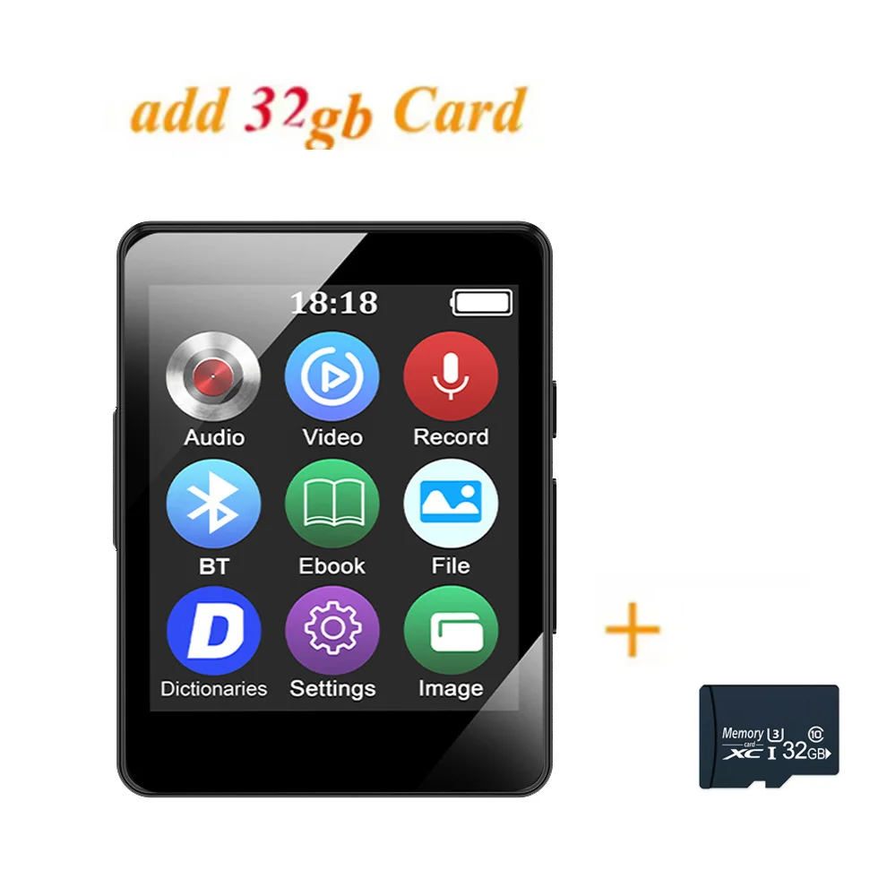 Mp3 Player Mit Hifi-Sound, 8–64 Gb, Lautsprecher, Mp4-Video, Fm-Radio &Amp; E-Book Mp3 Player Mit Hifi-Sound, 8–64 Gb, Lautsprecher, Mp4-Video, Fm-Radio &Amp; E-Book - Image 8