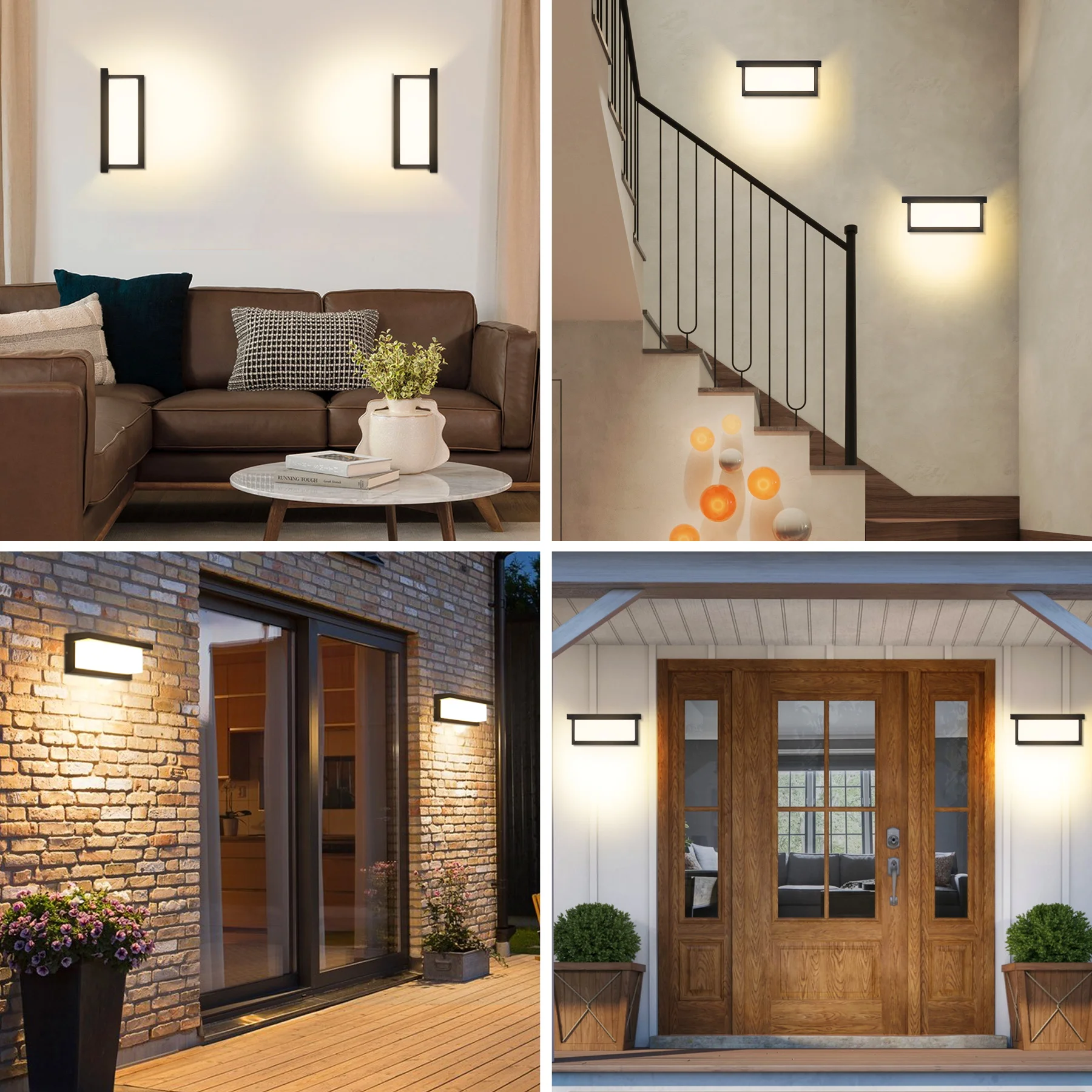 Led Vintage Rechteck Wandleuchte Innen Außen Dekorative Beleuchtung Für Veranda Wohnzimmer Schlafzimmer Hof Balkon Home Decor Led Vintage Rechteck Wandleuchte Innen Außen Dekorative Beleuchtung Für Veranda Wohnzimmer Schlafzimmer Hof Balkon Home Decor - Image 5