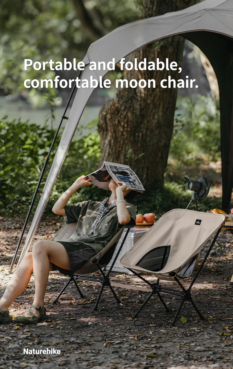 Naturehike Chair Foldable Chair Camping Lightweight Khaki Picnic Bbq Fishing Widen Chairs Outdoor Equipment Portable Naturehike Chair Foldable Chair Camping Lightweight Khaki Picnic Bbq Fishing Widen Chairs Outdoor Equipment Portable - Image 8