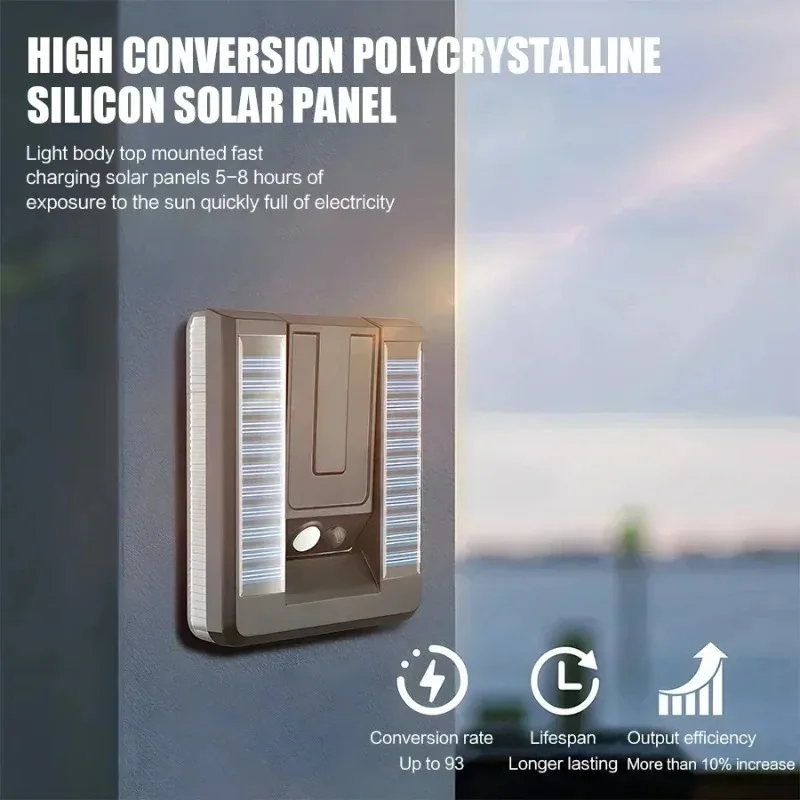 Faltbare Led 120 ° Solarleuchte Für Den Außenbereich, Wandleuchte, Wasserdicht, Strahler, Bewegungsmelder, Solar-3-Modi, Straßenlaterne, Gartendekoration Faltbare Led 120 ° Solarleuchte Für Den Außenbereich, Wandleuchte, Wasserdicht, Strahler, Bewegungsmelder, Solar-3-Modi, Straßenlaterne, Gartendekoration - Image 3