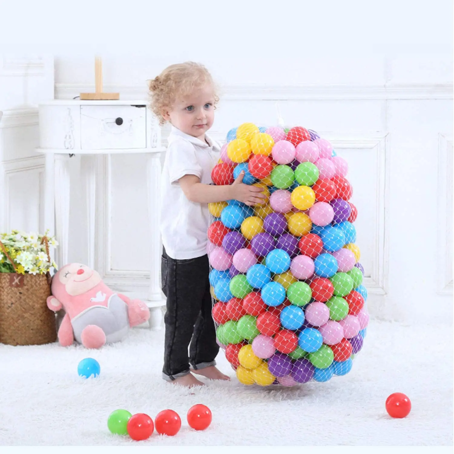 50Pcs Baby Plastic Balls Water Pool Ocean Ball Games For Children Swim Pit Play House Outdoors Sport Ball Tents Baby Toys 50Pcs Baby Plastic Balls Water Pool Ocean Ball Games For Children Swim Pit Play House Outdoors Sport Ball Tents Baby Toys - Image 2
