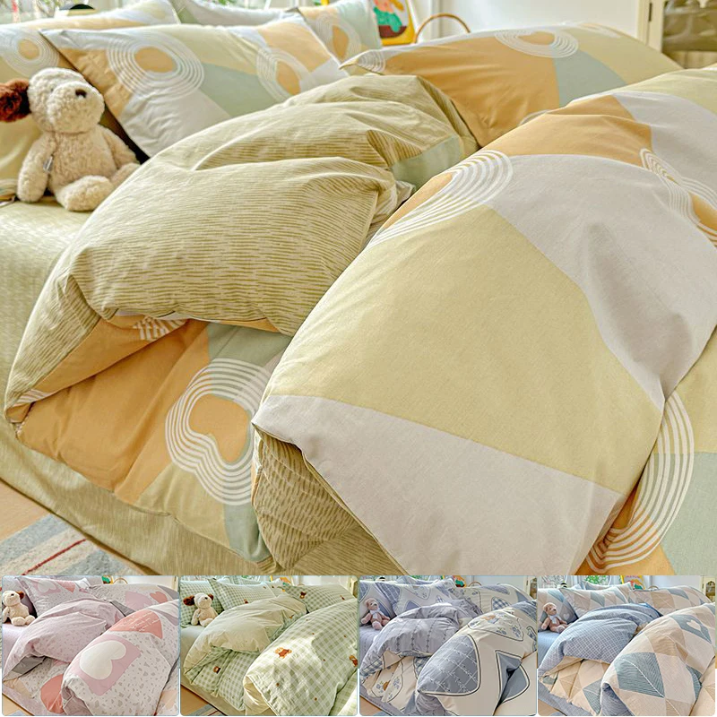 100% Cotton Bedding Set Duvet Set, Quilt Cover Pillow Sham, Wrinkle Free Machine Washable, All Season Comfort 240X220 100% Cotton Bedding Set Duvet Set, Quilt Cover Pillow Sham, Wrinkle Free Machine Washable, All Season Comfort 240X220