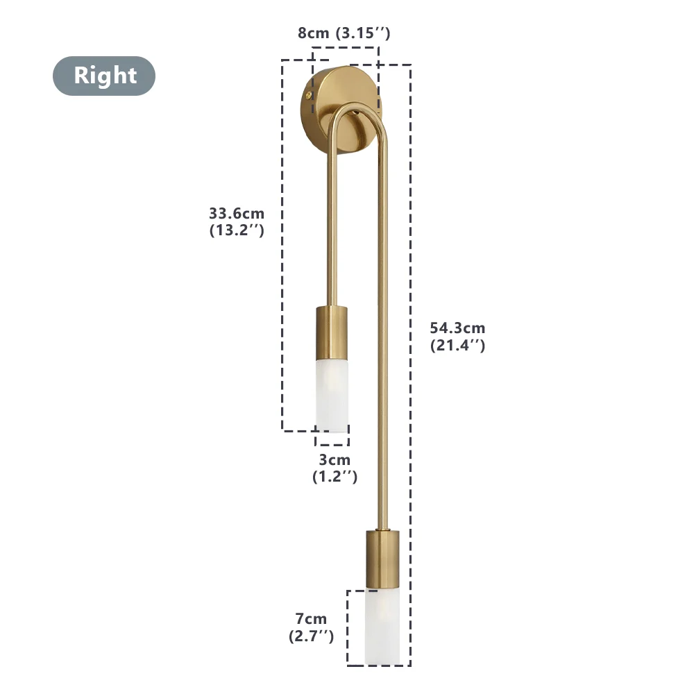 Moderne Led-Wandleuchte Gold Nordische Lange Streifen-Wandlampen Für Wohnzimmer Schlafzimmer Badezimmer Flur Korridor Hintergrund Innendekoration Moderne Led-Wandleuchte Gold Nordische Lange Streifen-Wandlampen Für Wohnzimmer Schlafzimmer Badezimmer Flur Korridor Hintergrund Innendekoration - Image 8