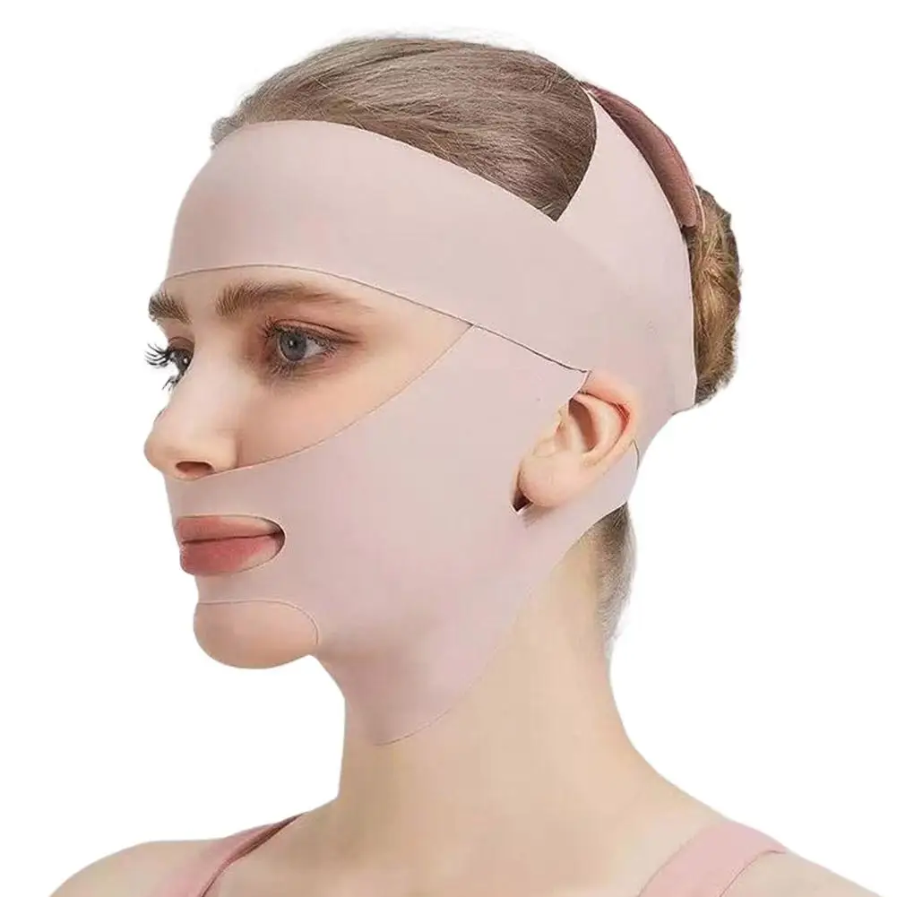 Breathable V-Shape Face Lifting Bandage Tighten &Amp; Firm Chin, Reduce Double Chin Anti-Sagging Slimming Strap For Daily Use Breathable V-Shape Face Lifting Bandage Tighten &Amp; Firm Chin, Reduce Double Chin Anti-Sagging Slimming Strap For Daily Use - Image 8