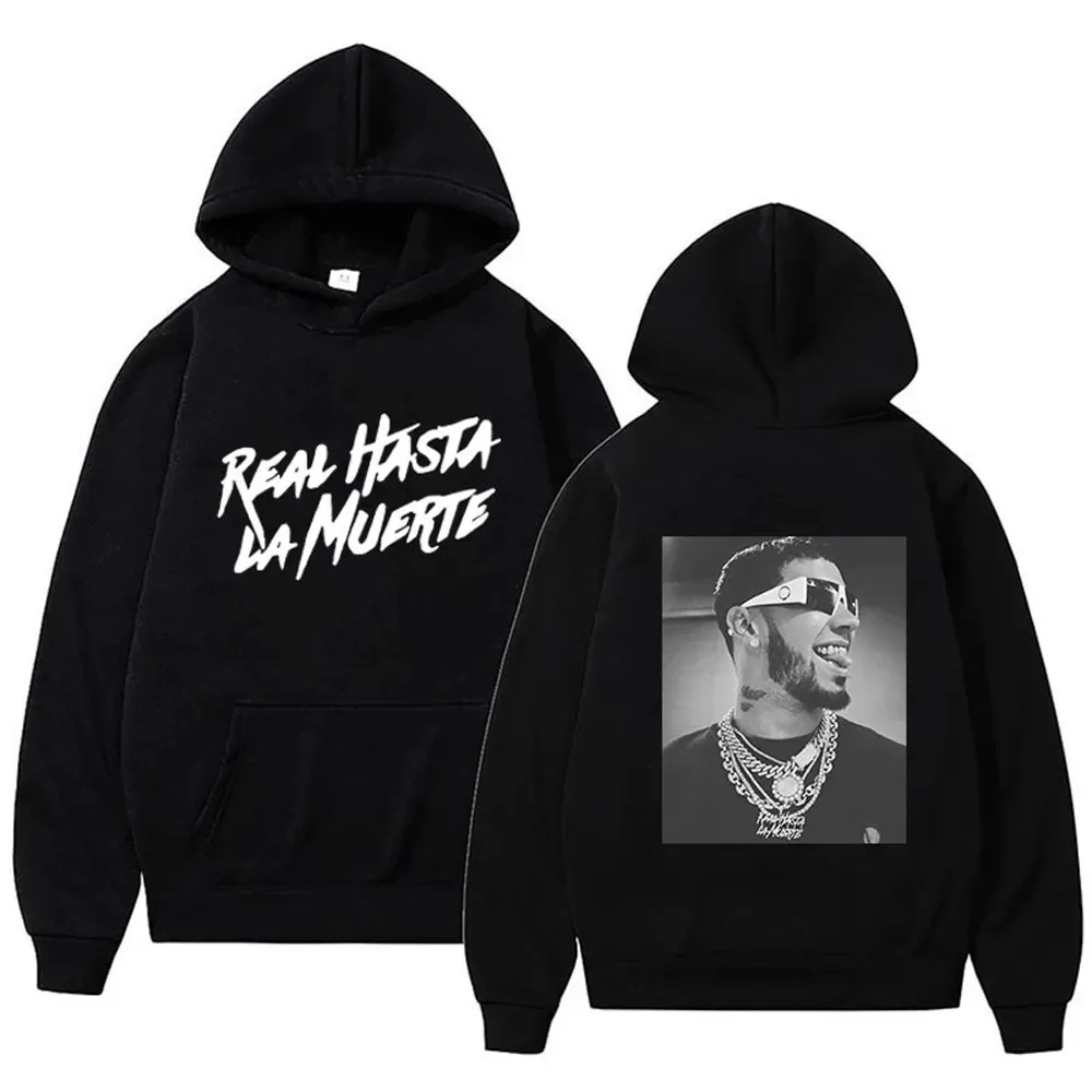 New Rapper Anuel Aa Printed Hoodies Men Woman Fashion Hoodie Singer Graphic Printing Sweatshirts For Fans Fleece Streetwear New Rapper Anuel Aa Printed Hoodies Men Woman Fashion Hoodie Singer Graphic Printing Sweatshirts For Fans Fleece Streetwear - Image 2