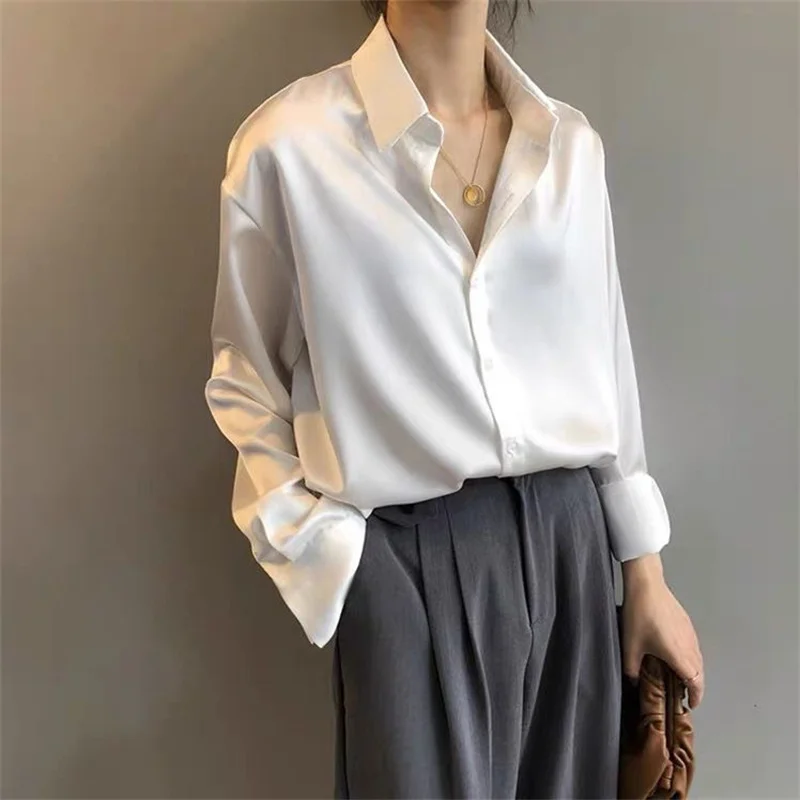 Frau Frühling Herbst Stil Blusen Shirts Dame Casual Lange Hülse Drehen-Unten Kragen Blusas Tops Df4849 Frau Frühling Herbst Stil Blusen Shirts Dame Casual Lange Hülse Drehen-Unten Kragen Blusas Tops Df4849