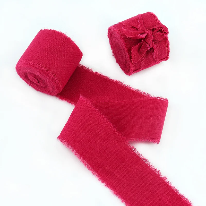 Reine Baumwolle Hand Zerrissene Rohkante Band Diy Geschenkbox Verpackung Grußkarte Dekoration Braut Hand Stick Blume Blume Krawatte Band Reine Baumwolle Hand Zerrissene Rohkante Band Diy Geschenkbox Verpackung Grußkarte Dekoration Braut Hand Stick Blume Blume Krawatte Band - Image 45