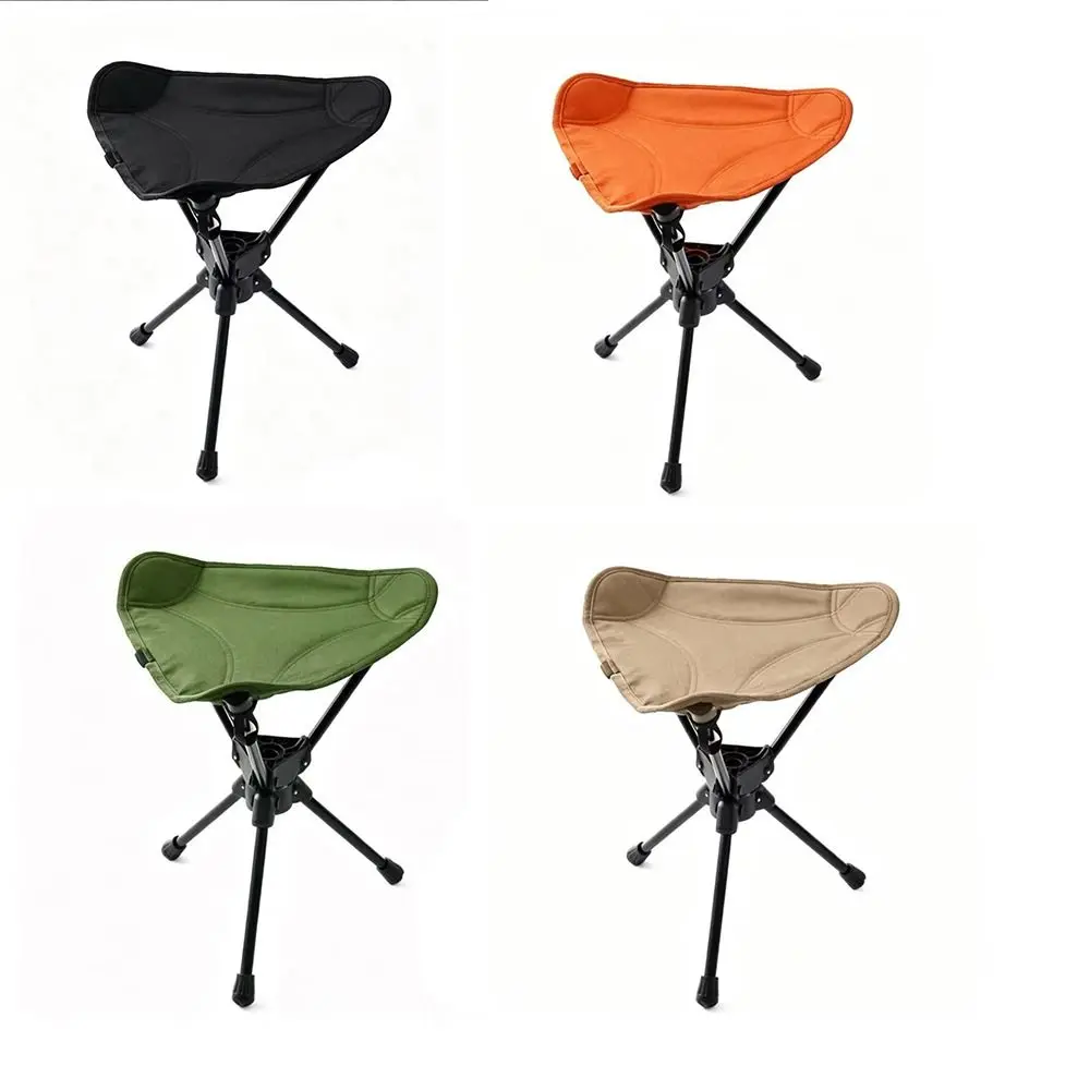 Three Legged Folding Rotating Stool Foldable Strong Load-Bearing Camping Stool Wear-Resistant Multifunctional Mazza Stool Three Legged Folding Rotating Stool Foldable Strong Load-Bearing Camping Stool Wear-Resistant Multifunctional Mazza Stool - Image 6