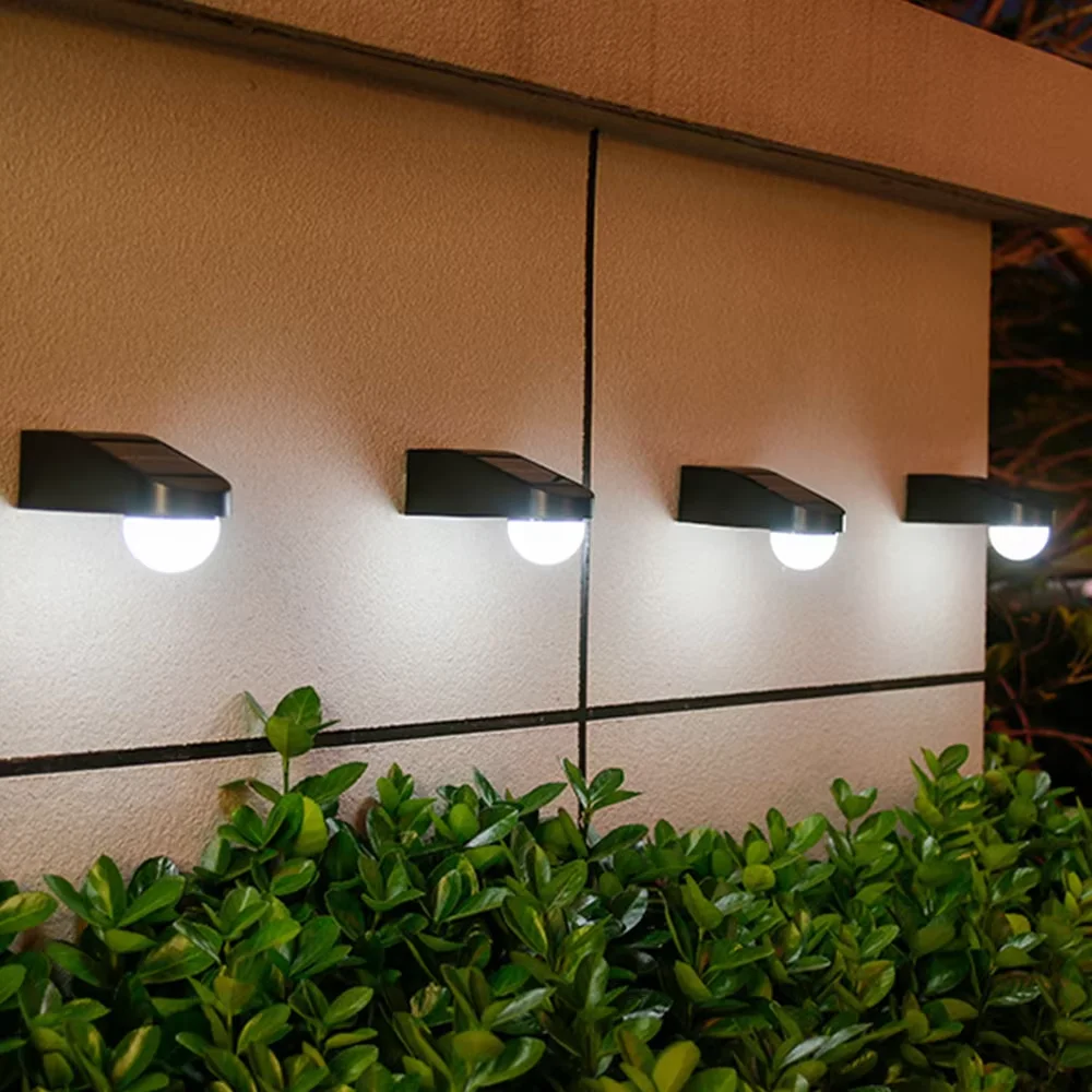 Solar-Zaunleuchten Für Den Außenbereich, Ip65, Wasserdichte Wandleuchten, Dämmerung Bis Morgendämmerung, Deckleuchte Für Hinterhofgeländer, Stufe, Terrasse, Treppengeländer Solar-Zaunleuchten Für Den Außenbereich, Ip65, Wasserdichte Wandleuchten, Dämmerung Bis Morgendämmerung, Deckleuchte Für Hinterhofgeländer, Stufe, Terrasse, Treppengeländer - Image 8