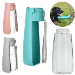 Tragbare Hundewasserflasche für kleine große Hunde im Freien, Katzen, auslaufsicher, hohe Kapazität, Haustier-Trinknapf, Labrador Beagle Supplies