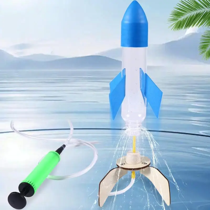 @*1Set Water Splash Rocket Outdoor Water Play Toy Diy Rocket Sprinkler Toy For Gift Diy Science Experiment Kit &Amp;Education Model @*1Set Water Splash Rocket Outdoor Water Play Toy Diy Rocket Sprinkler Toy For Gift Diy Science Experiment Kit &Amp;Education Model - Image 4