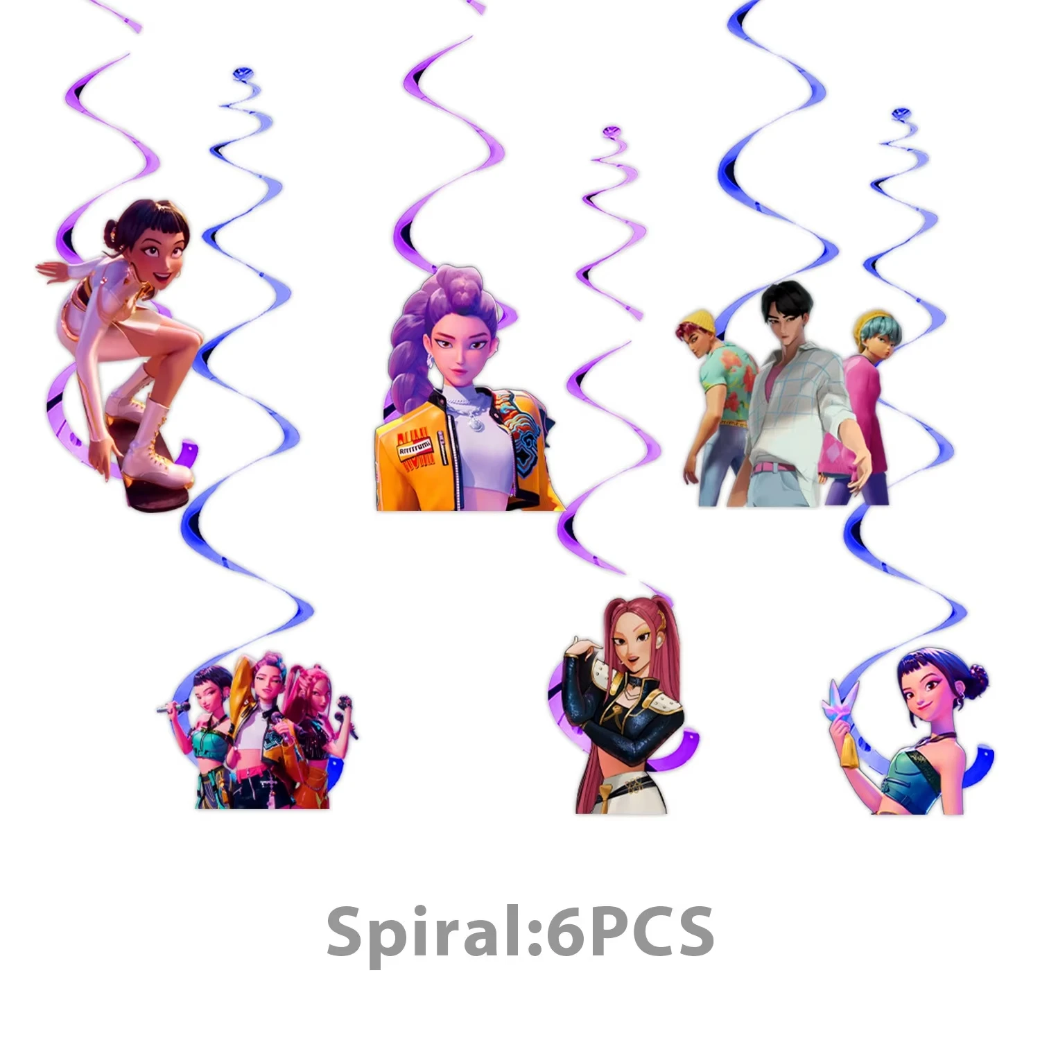 Heißes K-Pop Geburtstagsparty-Dekorationsset Für Kinder: Tischgeschirr, Ballons, Becher, Teller, Servietten, Tortenaufsatz, Banner, Geschenktüte – Partyzubehör Heißes K-Pop Geburtstagsparty-Dekorationsset Für Kinder: Tischgeschirr, Ballons, Becher, Teller, Servietten, Tortenaufsatz, Banner, Geschenktüte – Partyzubehör - Image 10