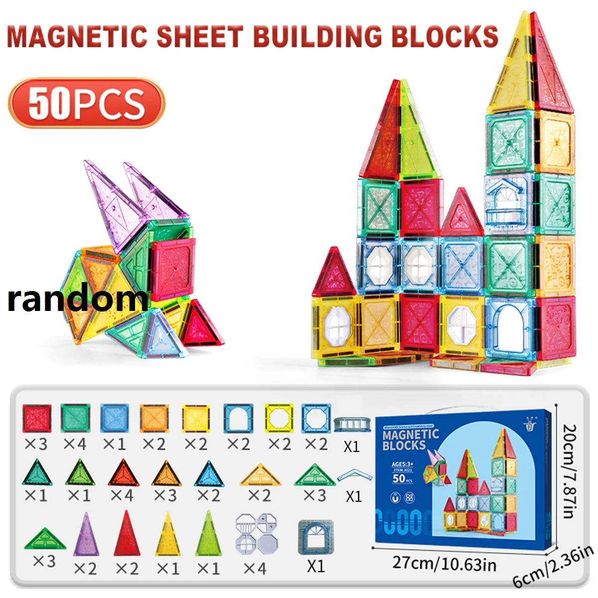 Magnetische Fliesen Für Kinder Im Alter Von 3–5 Jahren, 4–8 Magnetspielzeug Für 3 4 5 6 7 8+ Jahre Alte Jungen, Mädchen, Kleinkinder, Magnetische Bausteine, Vorschule Magnetische Fliesen Für Kinder Im Alter Von 3–5 Jahren, 4–8 Magnetspielzeug Für 3 4 5 6 7 8+ Jahre Alte Jungen, Mädchen, Kleinkinder, Magnetische Bausteine, Vorschule - Image 10