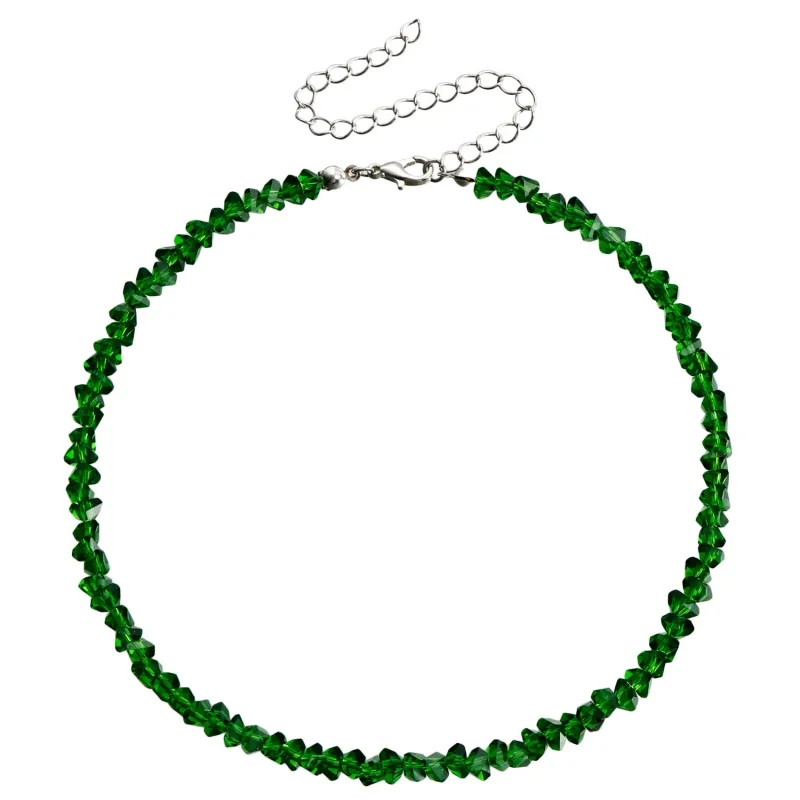 Transparent Crystal Irregular Beaded Choker Necklace For Women Korean Collarbone Clavicle Chain On The Neck Collar Jewelry Transparent Crystal Irregular Beaded Choker Necklace For Women Korean Collarbone Clavicle Chain On The Neck Collar Jewelry - Image 21