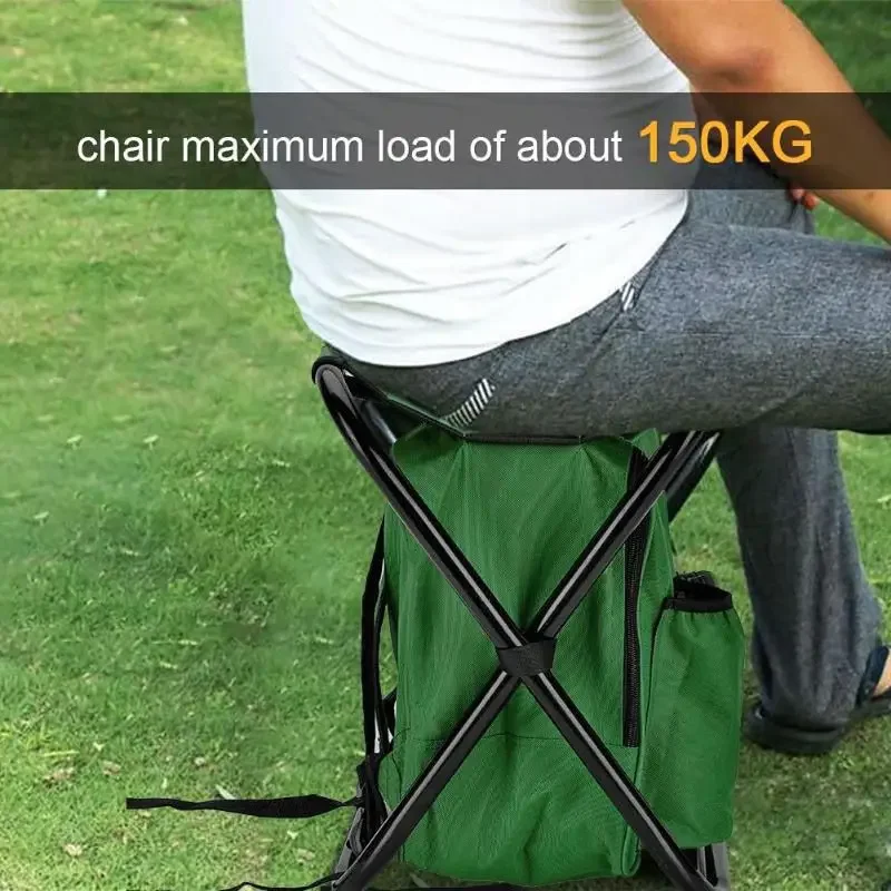 Outdoor Camping, Portable Folding Stool, Thermal Insulation Bag, Lightweight Luggage, Foldable, Multi-Functional Stool Outdoor Camping, Portable Folding Stool, Thermal Insulation Bag, Lightweight Luggage, Foldable, Multi-Functional Stool - Image 2