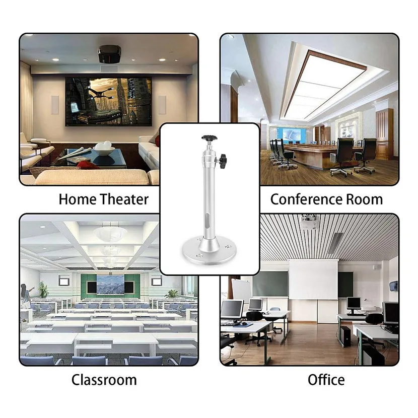 Tragbare Projektorhalterung 360° – Drehbare Decken- Und Wandhalterung Aus Aluminium Für Hy260 Pro &Amp; Hy320 Projektoren Tragbare Projektorhalterung 360° – Drehbare Decken- Und Wandhalterung Aus Aluminium Für Hy260 Pro &Amp; Hy320 Projektoren - Image 4