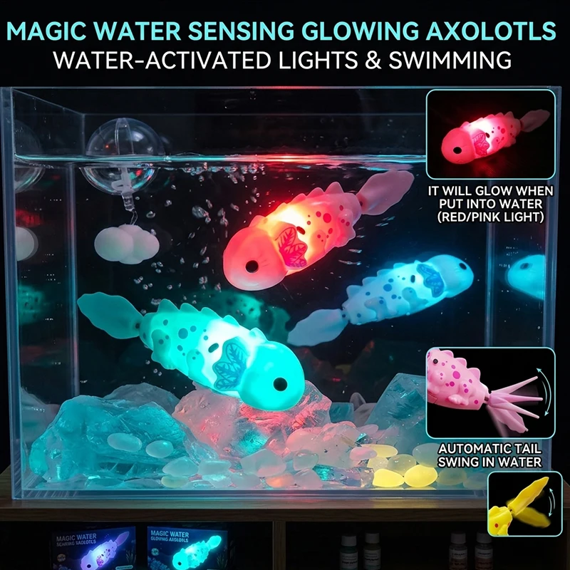 1/4 Stück Outdoor Lichtempfindlicher Schwimmender Fisch Elektrisches Haustier Roboterfisch Badewannen-Interaktives Spielzeug Kann Schwimmen Buntes Haustier Salamander 1/4 Stück Outdoor Lichtempfindlicher Schwimmender Fisch Elektrisches Haustier Roboterfisch Badewannen-Interaktives Spielzeug Kann Schwimmen Buntes Haustier Salamander - Image 14