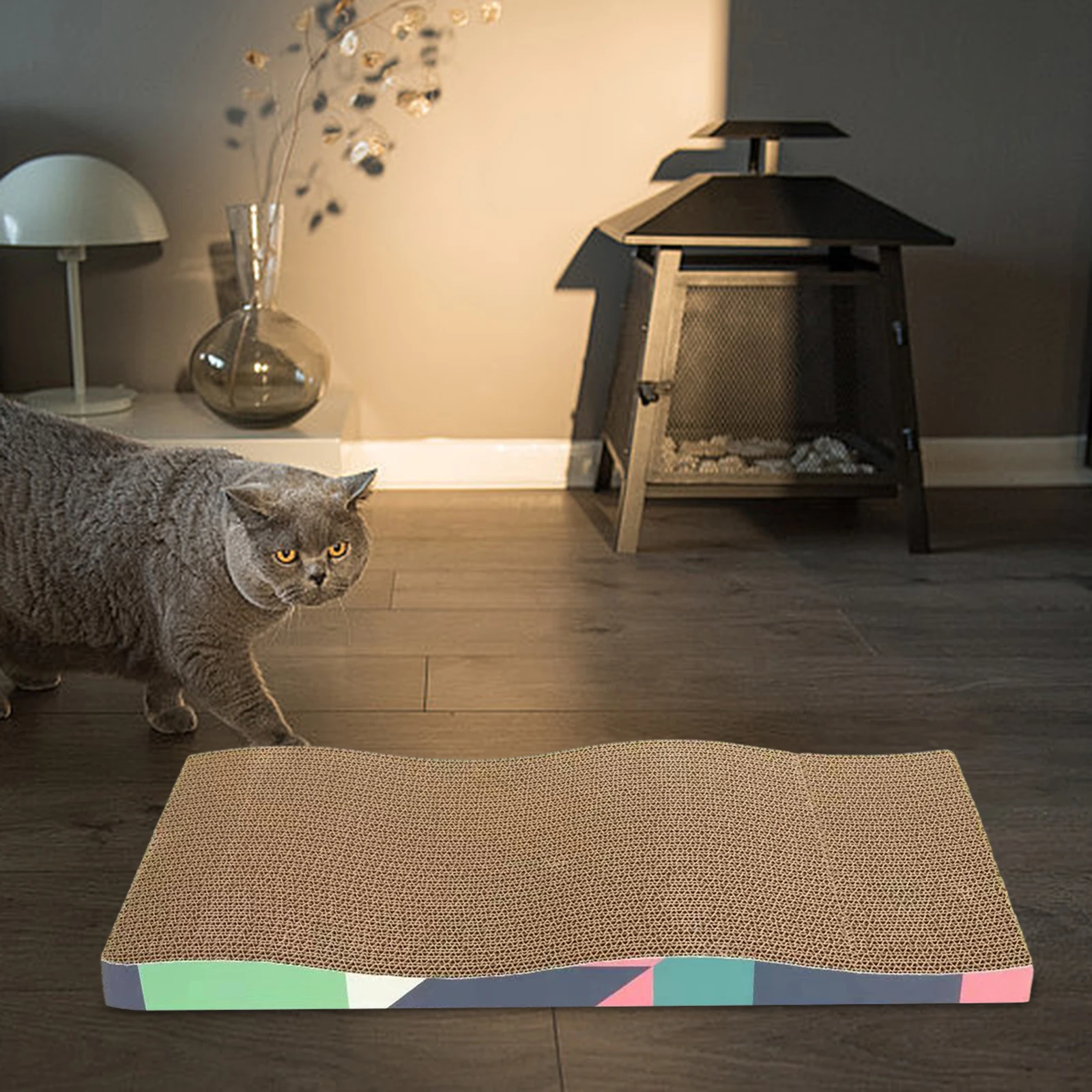 Cat Scratchers Cardboard Cat Scratching Board Durable Grind Claws Corrugated Paper Pets Sofa For Indoor Cats Kittens 고양이 스크래처 Cat Scratchers Cardboard Cat Scratching Board Durable Grind Claws Corrugated Paper Pets Sofa For Indoor Cats Kittens 고양이 스크래처 - Image 4