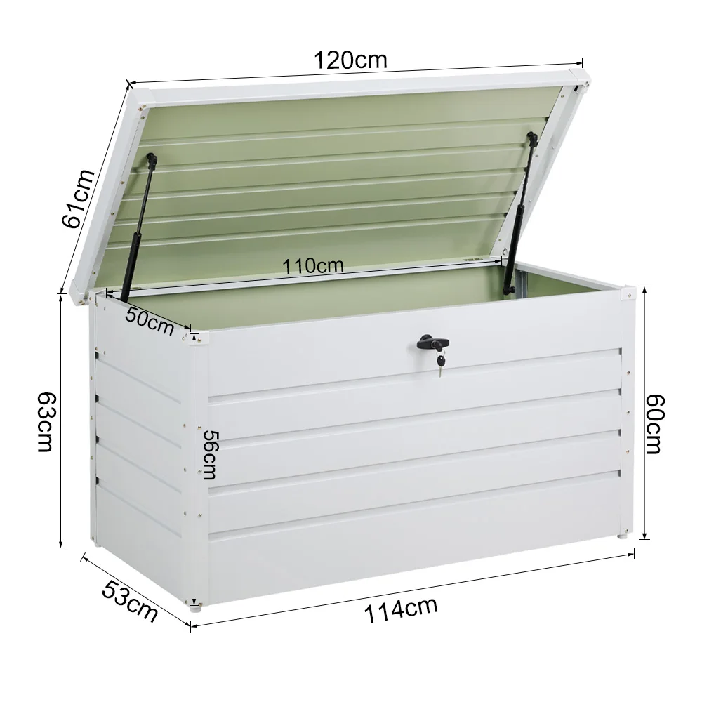【 Breeins 】 Wetter Beständige Harzdeck-Aufbewahrung Behälter Box Gartenmöbel Im Freien 【 Breeins 】 Wetter Beständige Harzdeck-Aufbewahrung Behälter Box Gartenmöbel Im Freien - Image 8