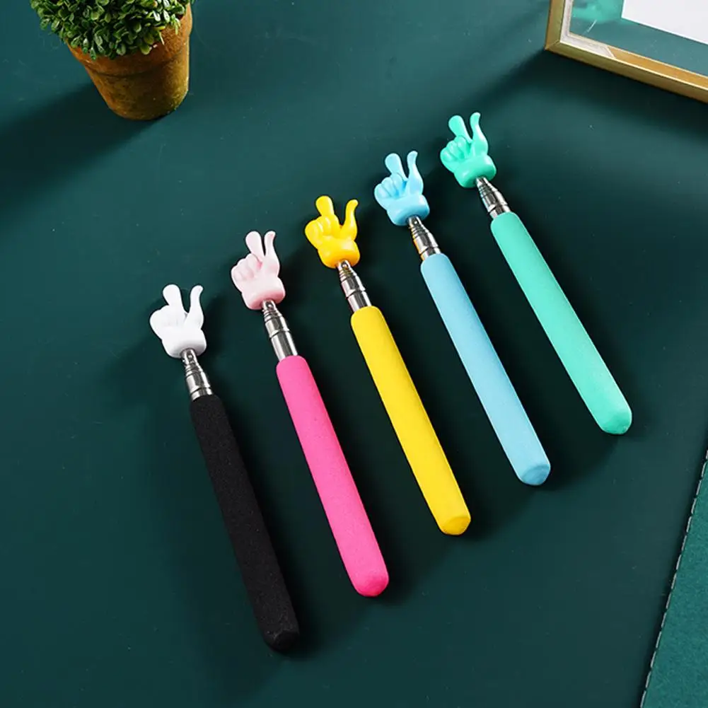 Einziehbarer Lehrer-Zeiger, Finger-Design, Edelstahl, Teleskopisch, Für Den Schulunterricht, Zeigerstab, Lehrerbedarf Für Das Klassenzimmer Einziehbarer Lehrer-Zeiger, Finger-Design, Edelstahl, Teleskopisch, Für Den Schulunterricht, Zeigerstab, Lehrerbedarf Für Das Klassenzimmer - Image 3