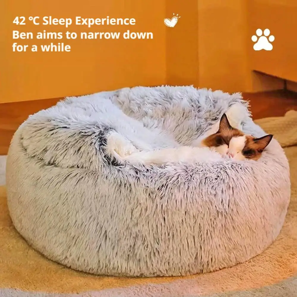 Winter Plush Pet Cat Bed Round Cat Cushion Cat House Warm Cats Basket Pet Sleep Bag Kitten Nest Kennel For Pet Dog Cats Winter Plush Pet Cat Bed Round Cat Cushion Cat House Warm Cats Basket Pet Sleep Bag Kitten Nest Kennel For Pet Dog Cats - Image 12