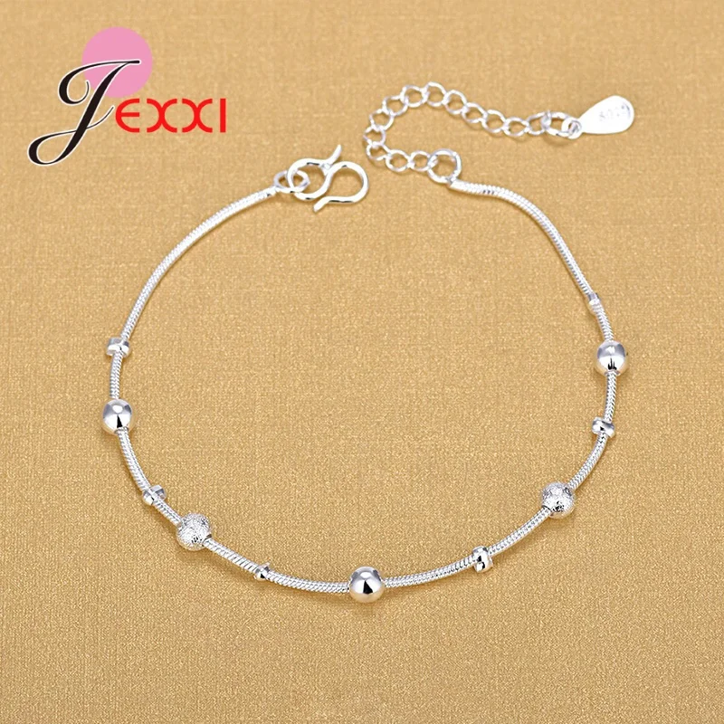 Neuankömmling, Trendiges Fußkettchen Aus 925Er-Sterlingsilber Am Bein Für Frauen Und Mädchen, Strand-Fußkettchen, Fußkette Für Hochzeitsschmuck Neuankömmling, Trendiges Fußkettchen Aus 925Er-Sterlingsilber Am Bein Für Frauen Und Mädchen, Strand-Fußkettchen, Fußkette Für Hochzeitsschmuck - Image 3