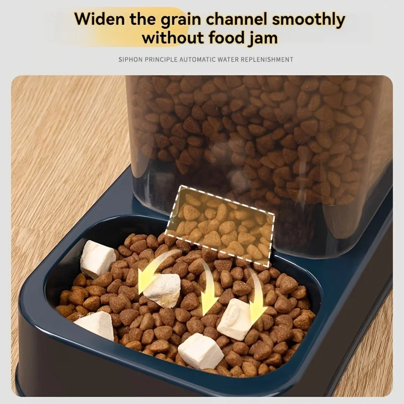 Automatic Cat &Amp; Dog Feeder With Drinker, Smart Portion Control Pet Food Bowl Set, No Battery Required Automatic Cat &Amp; Dog Feeder With Drinker, Smart Portion Control Pet Food Bowl Set, No Battery Required - Image 20