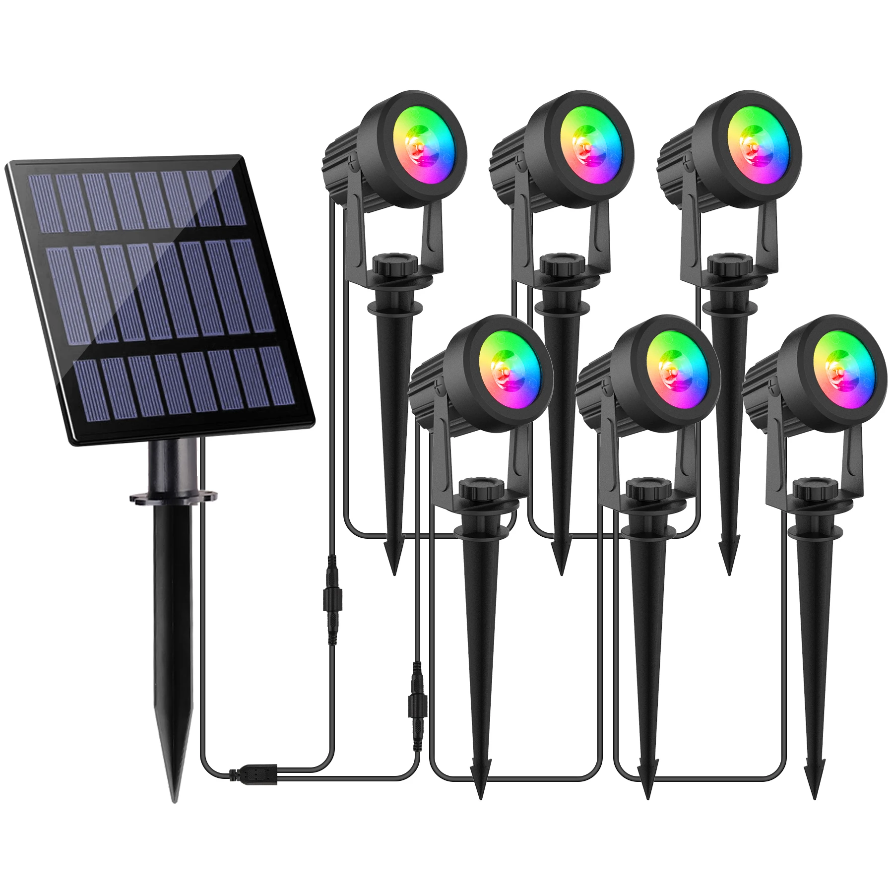 Rgb Solarstrahler Ip65 – Wasserdichte Gartenbeleuchtung Für Weihnachten, Halloween Und Partys Rgb Solarstrahler Ip65 – Wasserdichte Gartenbeleuchtung Für Weihnachten, Halloween Und Partys - Image 9